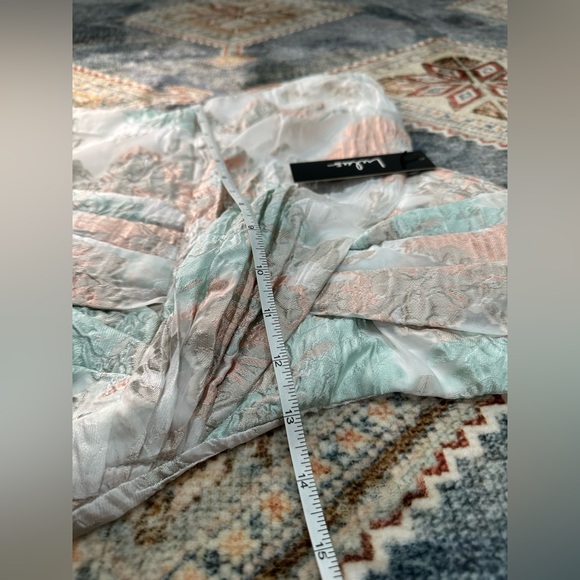 Lulu's Floral Mini Dress in Pastel Hues - Picture 4 of 7